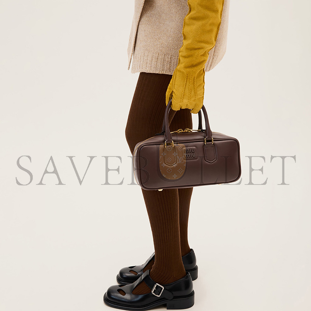 M1v M1v arcadie leather handbag 5bb148 (27*12*9cm)